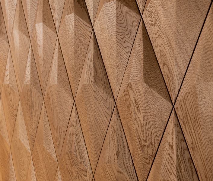 Wall Panel 3d Diamond De Form At Wood Product News List - Wood Paneling Designs For Walls